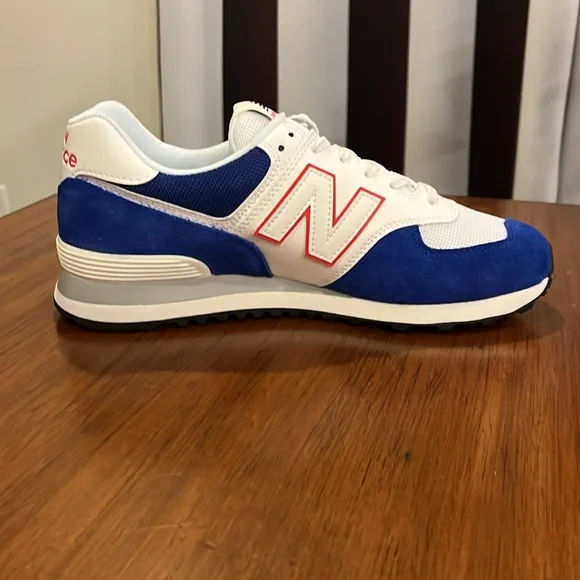 New Balance 574 Shoes Sneakers U574VN2 blue white Mens Size 10